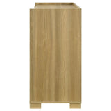 Hyland 6-drawer Dresser with Mirror Natural