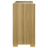 Hyland 6-drawer Dresser with Mirror Natural