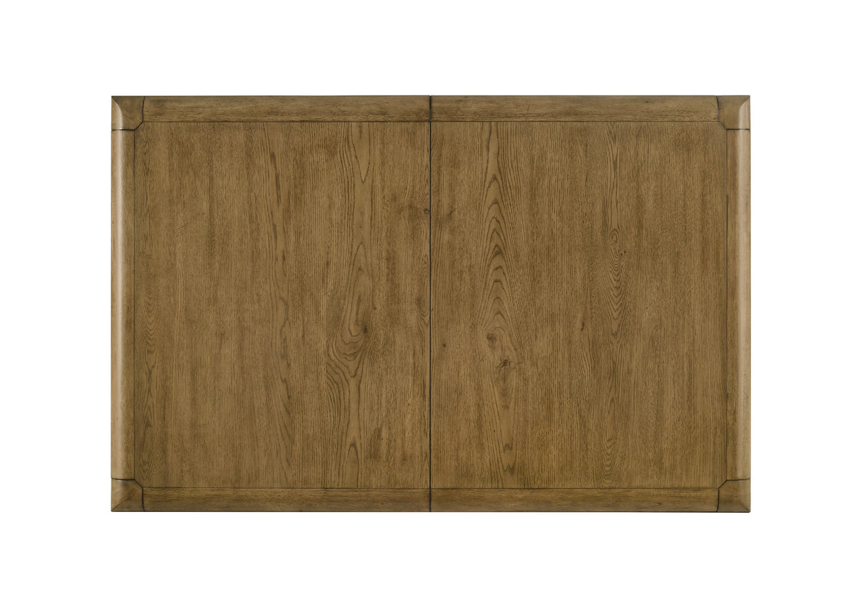 Cockrell - Dining Table ( With 18" Leaf) - Light Brown