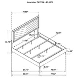 Cassia - LED Panel Bed