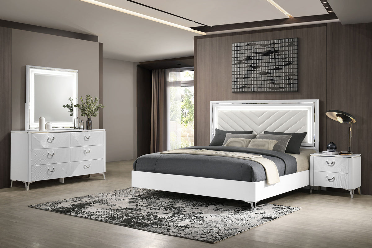 Cassia - LED Bedroom Set