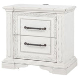 Mckinney - 2-Drawer Nightstand With Dual USB - Vintage White