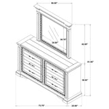Mckinney - 6-Drawer Bedroom Dresser Cabinet