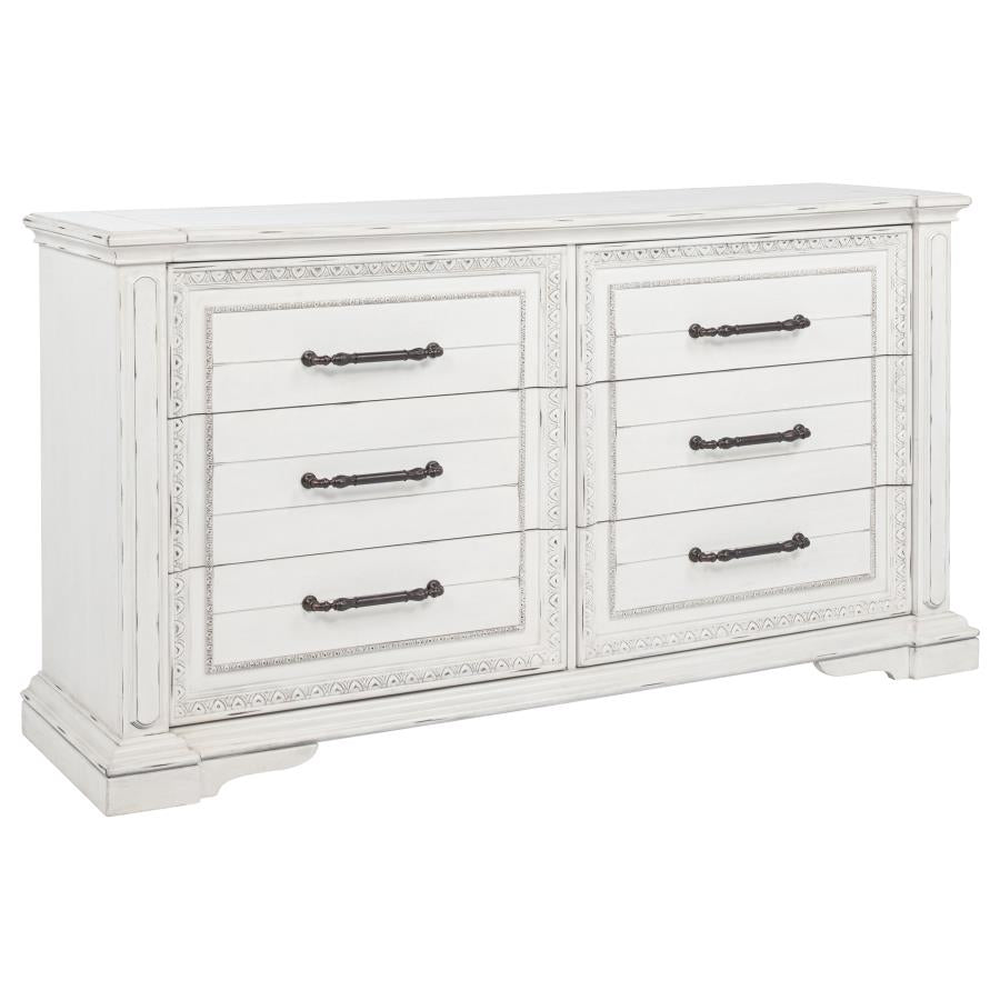 Mckinney 6-Drawer Bedroom Dresser Cabinet