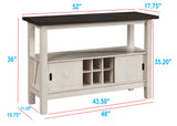 Maribelle Server Chalk Warm Grey