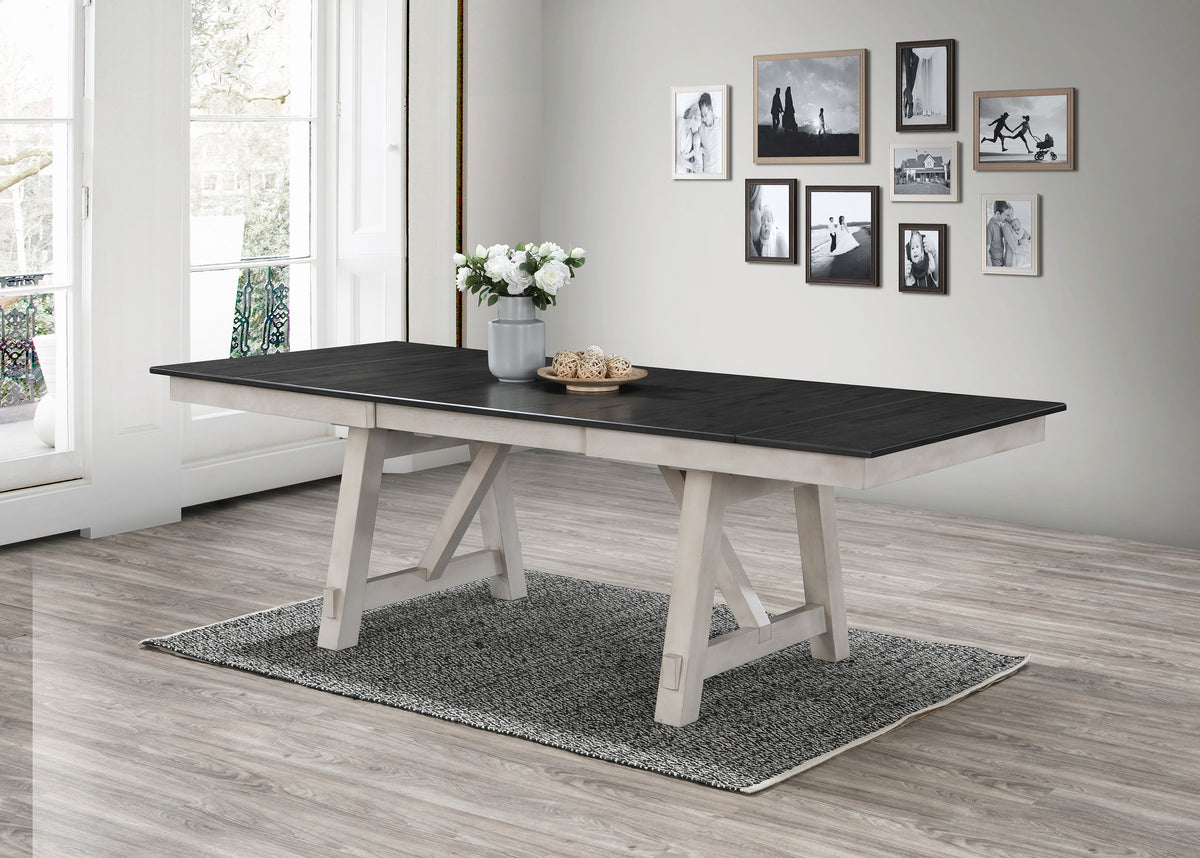 Maribelle Dining Table Chalk Warm Grey
