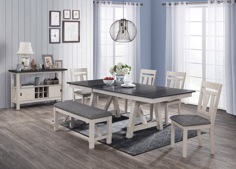 Maribelle Dining Table Chalk Warm Grey