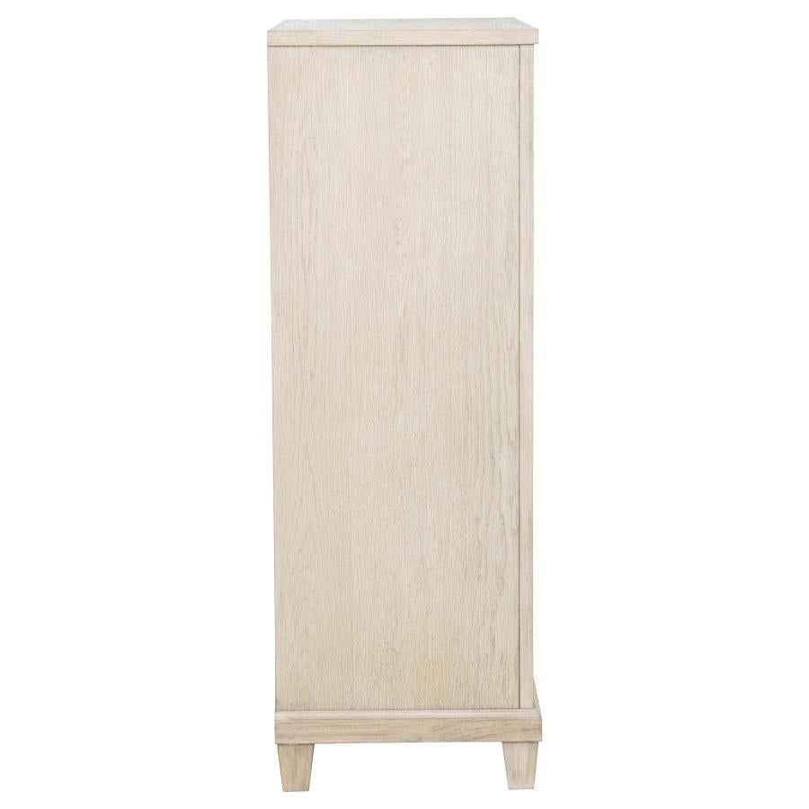 Pembroke - 5-Drawer Chest Of Drawers - Washed Oak