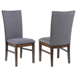 Sherwood - Upholstered Dining Side Chair (Set of 2) - Gray by Coaster Fine Furniture | Bel Furniture