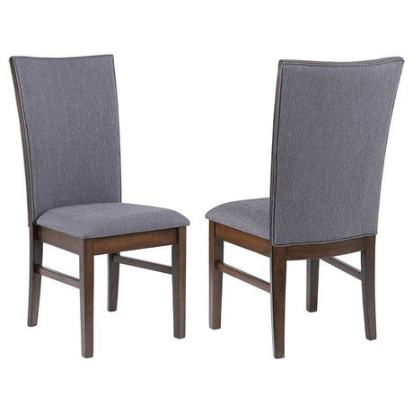 Sherwood - Upholstered Dining Side Chair (Set of 2) - Gray by Coaster Fine Furniture | Bel Furniture