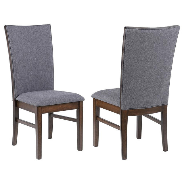 Sherwood - Upholstered Dining Side Chair (Set of 2) - Gray by Coaster Fine Furniture | Bel Furniture