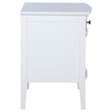 Bexhill - 1-Drawer Nightstand Bedside Table - White by Coaster Fine Furniture | Bel Furniture