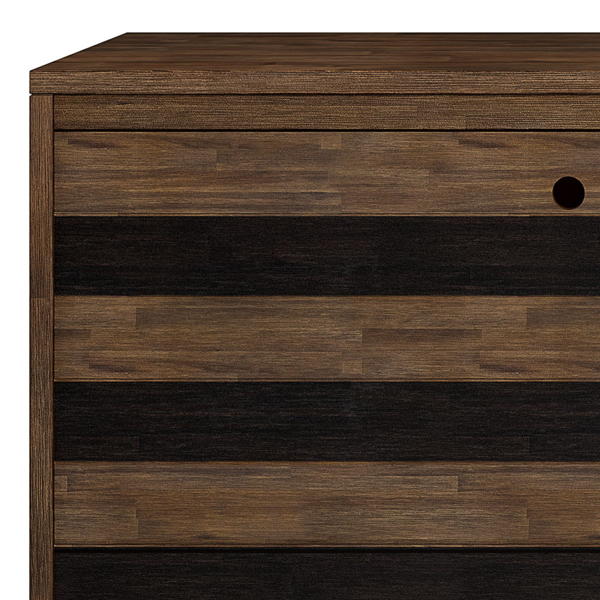 Clarkson - Sideboard Buffet - Rustic Natural Aged Brown by Simpli-Home | Bel Furniture