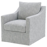 Winter - Upholstered Sloped Arm Accent Swivel Chair by Coaster Fine Furniture | Bel Furniture