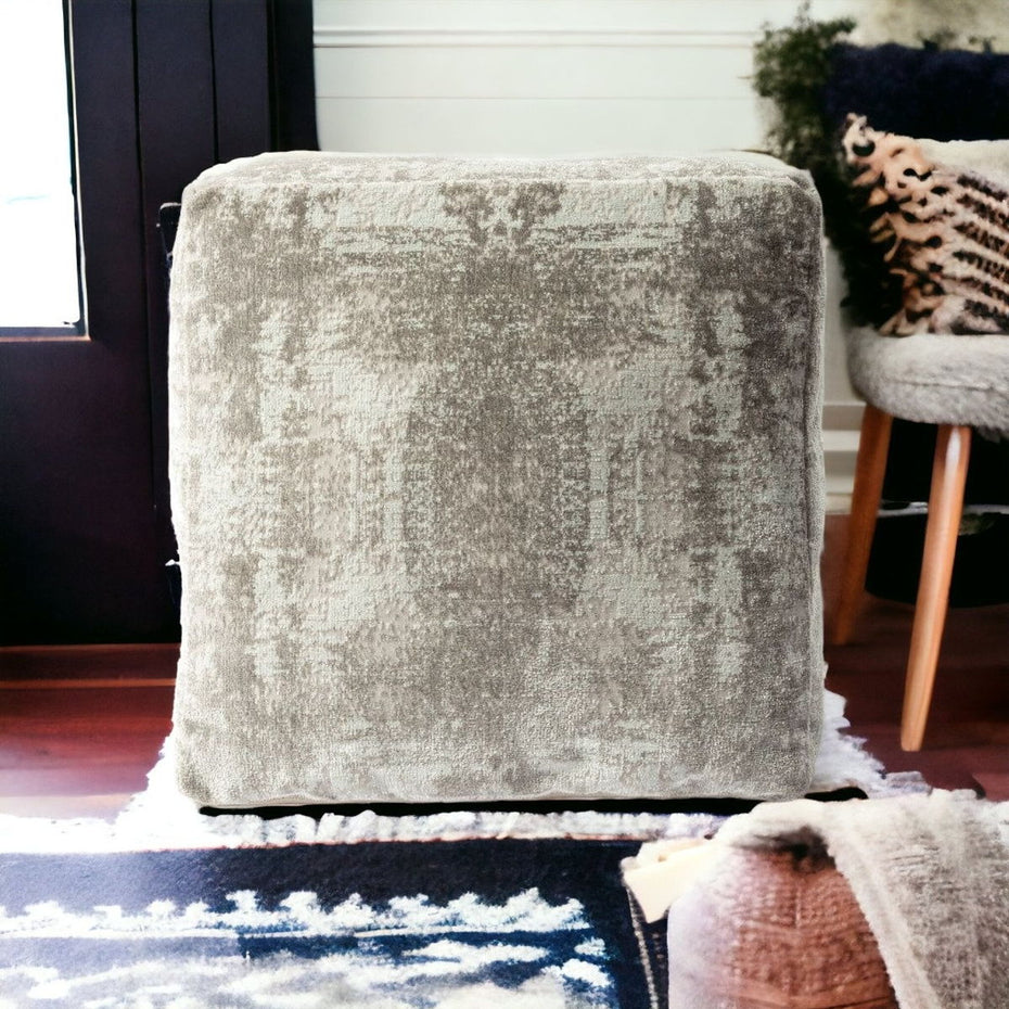 Blend Ottoman Polyester - Gray