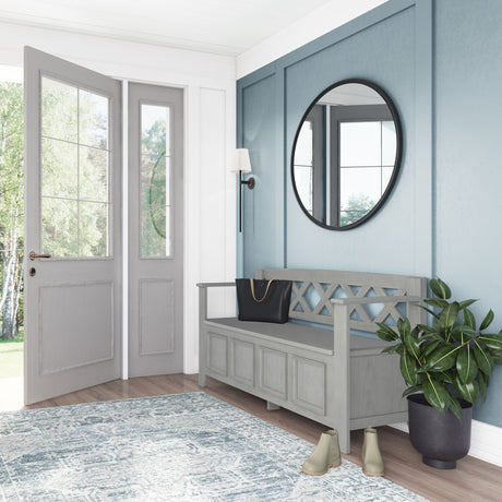 Amherst - Handcrafted Entryway Storage Bench by Simpli-Home | Bel Furniture