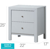 Charming Nightstand With Drawers