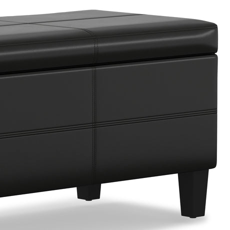 Afton - Large Storage Ottoman Bench - view 3