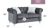 Stylish Contemporary Loveseat