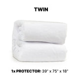 Ghostprotector - Waterproof Mattress Protector With Soft Knit Top And Stay Put Elastic Edges