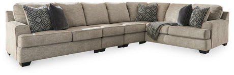 Bovarian - Sectional Beige 4 Pc. Left Arm Facing Loveseat Sectional by Signature Design by Ashley® | Bel Furniture