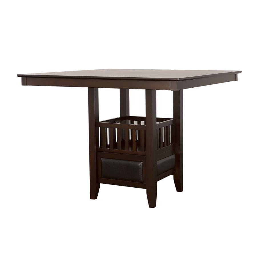 Jaden - Square Counter Height Dining Table - Espresso by CoasterEveryday | Bel Furniture