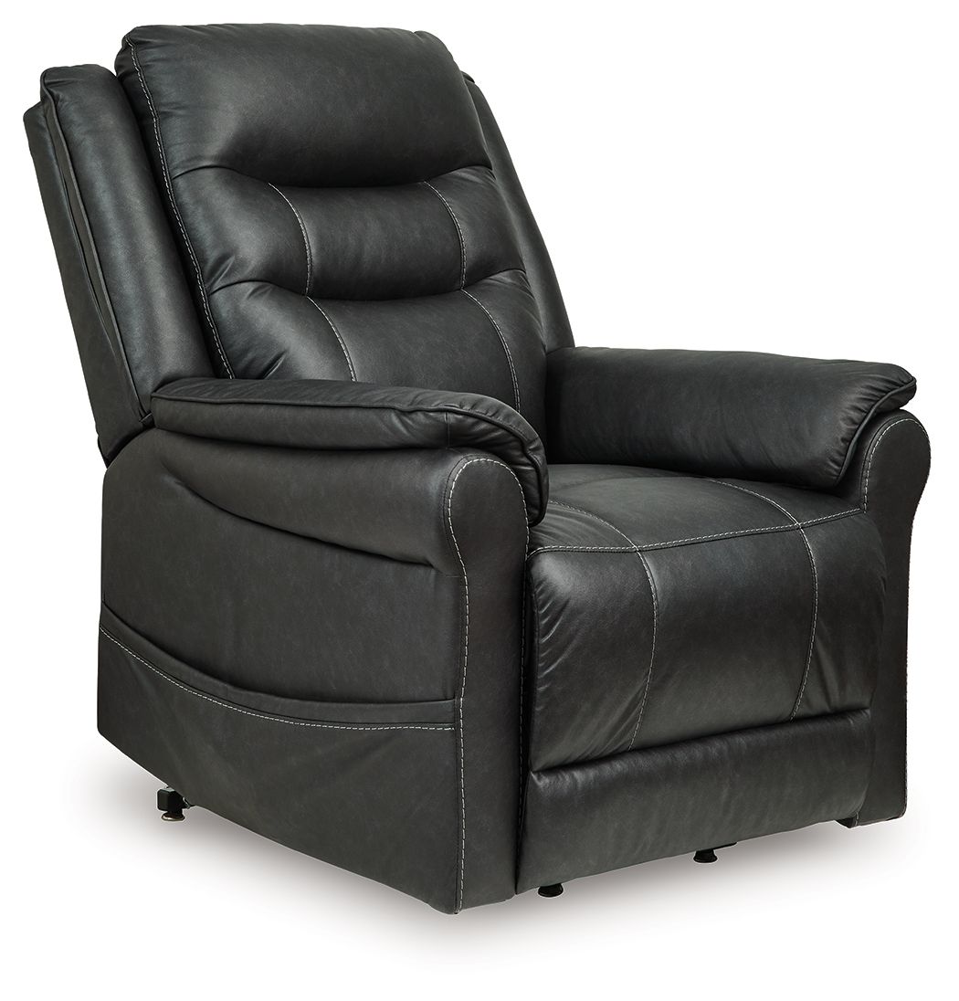 Oatman - Power Lift Recliner Black by Signature Design by Ashley® | Bel Furniture