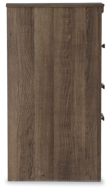 Juararo - Dark Brown - Two Drawer Night Stand by Signature Design by Ashley® | Bel Furniture