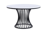 Hadley Faux Marble Round Table