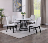 Hadley Faux Marble Round Table