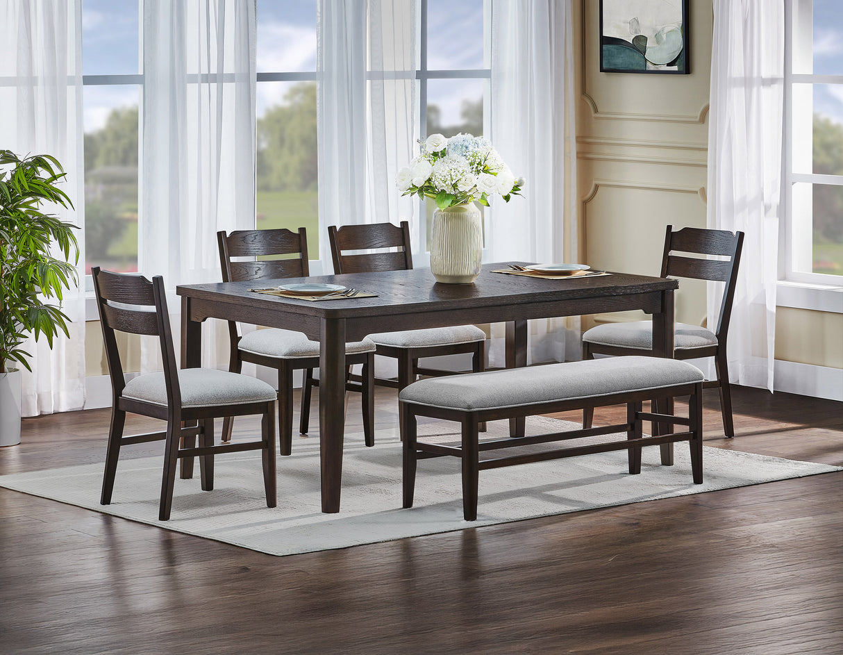 Higgins - Dining Chair (Set of 2) - Dark oak
