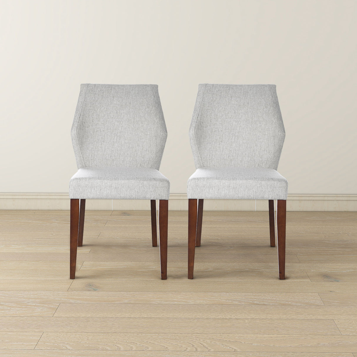 Luca - Dining Chair (Set of 2) - Light Gray by Ashcroft Furniture | Bel Furniture