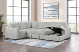 Devonshire - Sleeper Sectional Sofa Storage Chaise