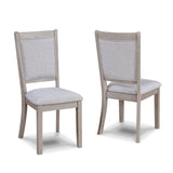 Amara - 5 Piece Round Dining Set Drift Wood - Drift Wood