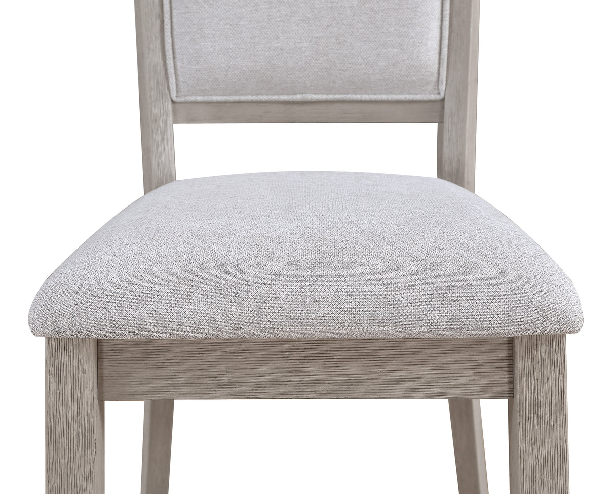 Amara - 5 Piece Round Dining Set Drift Wood - Drift Wood