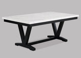 Tanner Faux Carrera Dining Table