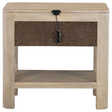 Solano - 1-Drawer Nightstand Bedside Table - Weathered Mango