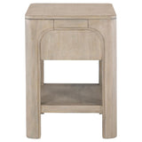 Solano - 1-Drawer Nightstand Bedside Table - Weathered Mango