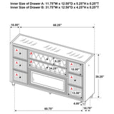 Lorient - Bedroom Set With LED Flame Box Dresser