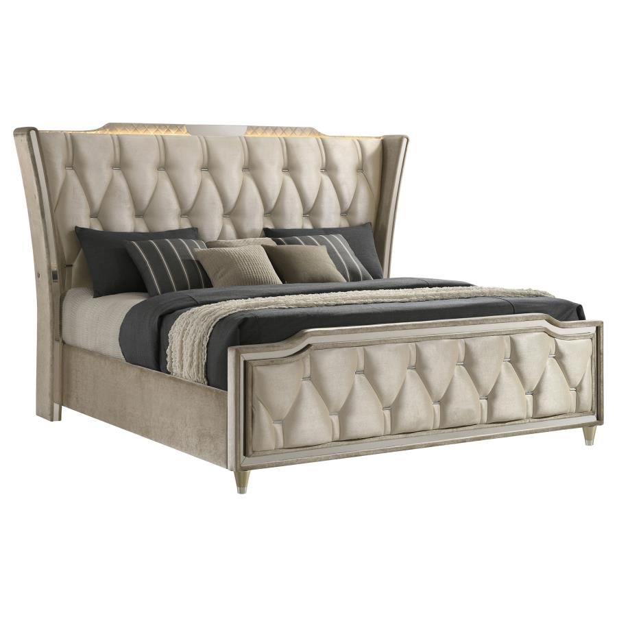 Lorient - LED Upholstered Bed
