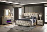 Lorient - Bedroom Set With LED Flame Box Dresser