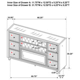 Lorient - Bedroom Set With LED Flame Box Dresser