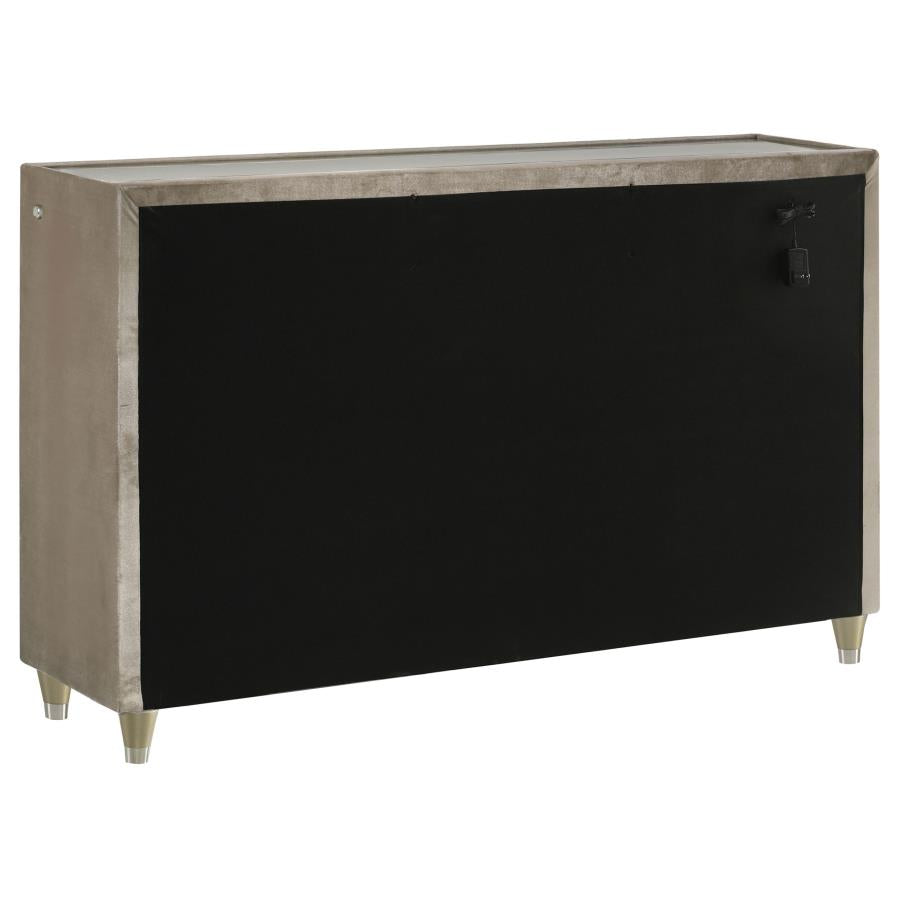 Lorient 5-piece Bedroom Set Ivory and Camel