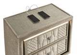Lorient 5-piece Bedroom Set Ivory and Camel
