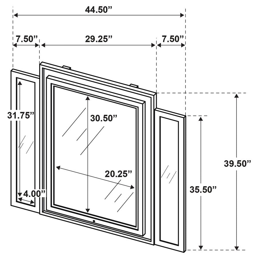 Lorient 5-piece Bedroom Set Ivory and Camel