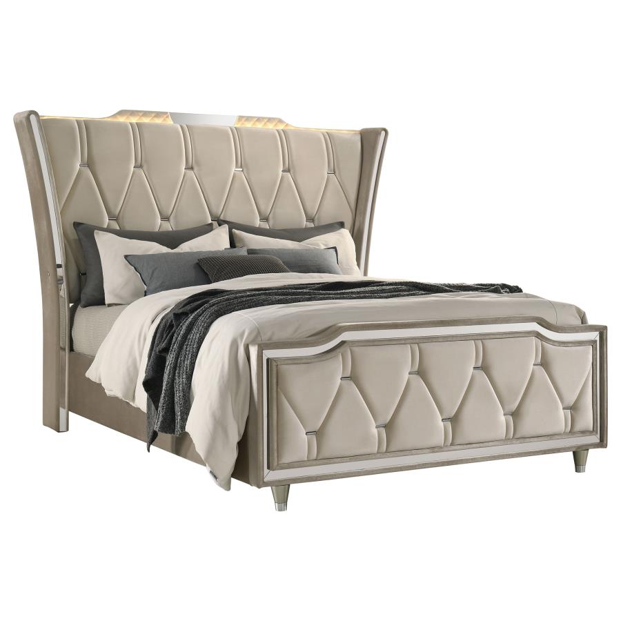 Lorient - LED Upholstered Bed