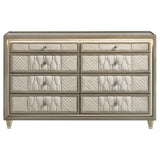 Lorient - 8-Drawer LED Bedroom Dresser Cabinet