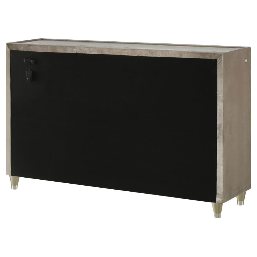 Lorient - 8-Drawer LED Bedroom Dresser Cabinet