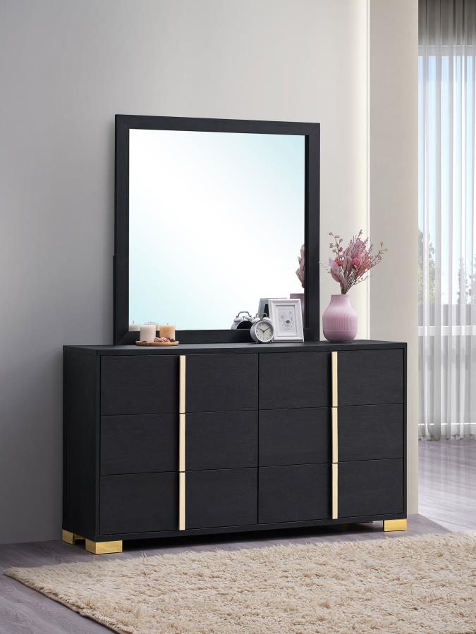 Marceline - 6-Drawer Dresser With Mirror