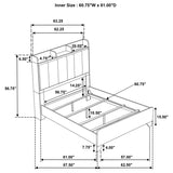 Henderson - Bookcase Panel Bed